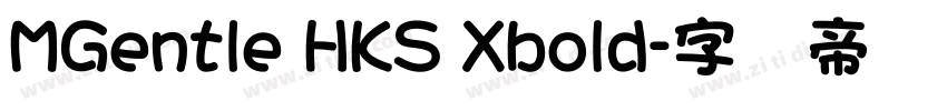 MGentle HKS Xbold字体转换